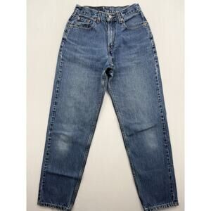 Vintage Levis 560 Jeans Womens 6 Reg Blue Denim Loose Straight Leg